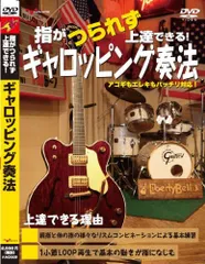 ギター教則DVD「指がつられず上達できる!ギャロッピング奏法」(中古品)