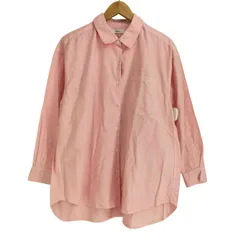 シップスエニィ SHIPS any コットン レギュラーカラー 刺繍 シャツ レディース FREE 