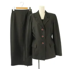 ユキトリイ YUKI TORII スーツ スリーピースセットアップ ジャケット プルオーバー タイトスカート 9 グレー /DF ■OS