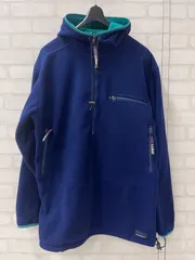 値下げ 90s エルエルビーン L.L Bean WINDBLOC POLARTEC フリース プルオーバー パーカー