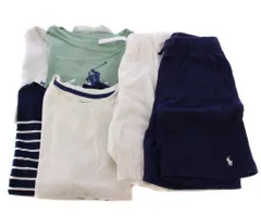 ポロ ラルフローレン POLO RALPH LAUREN まとめ売り 6点セット Tシャツ 半袖 ハーフパンツ ショートパンツ 7 白 ネイビー 緑 /BM