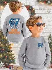 イタリアン・ブレインロット スウェット 120cm グレー シックスセブン【ファッション 新品】