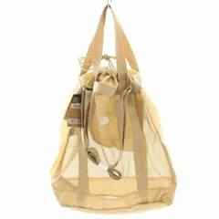 ザノースフェイス THE NORTH FACE ホワイトレーベル WHITE LABEL ライトメッシュトート LIGHT MESH TOTE トートバッグ ショルダーバッグ 2way ナイロン タグ付き ONE ベージュ NN2PM13B /YT