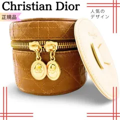 ディオール アクセサリーケース コスメ カナージュ ポーチ ブラウン レディース