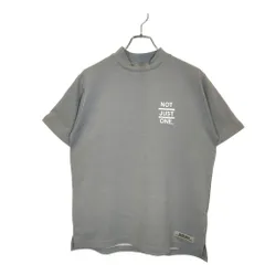 RUFFLOG ラフロッグ モックネック 半袖 Tシャツ M グレー メンズ