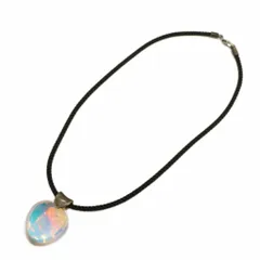 バカラ Baccarat タリスマン Talisman ネックレス ロープチェーン ペンダントトップ ハート型 オーロラ クリスタル /KW ■GY11