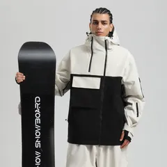 スキーウェア スキー ジャケット レディース カップル 防風 防水 通気性 ゆったり 多ポケット ワークウェア アメリカン スタイル 新作