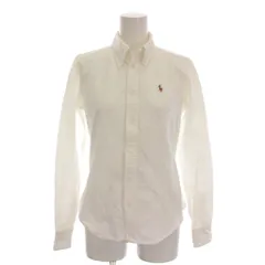 ラルフローレン RALPH LAUREN ボタンダウンシャツ ブラウス 長袖 7 白 ホワイト BLPLKA2201 /YM