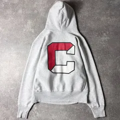 00s Champion 両面 カレッジ プリント リバースウィーブ スウェット フード パーカー M / 00年代 メキシコ製 オールド チャンピオン トレーナー