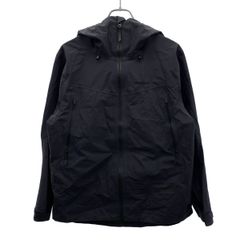限定コラボ】ユニクロ ブロックテックパーカ／バイカラー 黒 XL 透湿撥