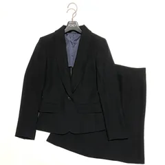 destyle セットアップスーツ スカート ネイビー ウォッシャブル フォーマル 卒業式 入学式 セレモニー ネイビー 36