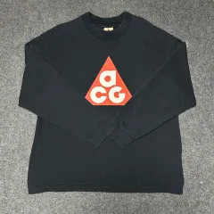 ナイキ ACG 長袖Tシャツ ロングスリーブ ネイビー チャコール XL
