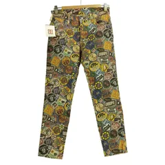 ヒステリックグラマー HYSTERIC GLAMOUR WAPPEN REMIX柄 9分丈スリムパンツ レディース  25