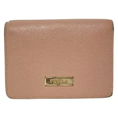 FURLA(フルラ) 3つ折り財布 - ピンクベージュ レザー