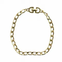 クリスチャンディオール Christian Dior チェーン ブレスレット アクセサリー 喜平 CD ロゴ ゴールドカラー 金色 ■GY11 /MQ ■OH
