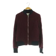 ルシェルブルー LE CIEL BLEU カットワークレースブルゾン ジャケット ジップアップ 38 ボルドー /MY ■OSのサムネイル