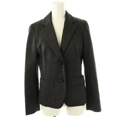 スキャパ SCAPA テーラードジャケット シングル 38 ブラック /HK ■AX