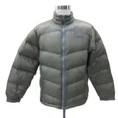 コロンビア Columbia オムニシールド OMNI-SHIELD アウトドアウェア ダウンジャケット M グレー ナイロン スタンドカラー ジップアップ ミドル丈 PM5323 /YS4 ■GY61