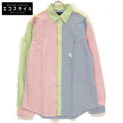 Ralph Lauren ラルフローレン ﾏﾙﾁｶﾗｰ ｵｯｸｽﾌｫｰﾄﾞ BDｼｬﾂ XL