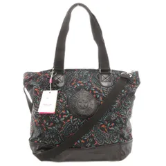 キプリング KIPLING タグ付き ショッパー コンボ トート Shopper Combo toto ハンドバッグ ショルダー 2WAY 斜め掛け 総柄 チャーム付 ナイロン K12272A17 /XZ ■GY18