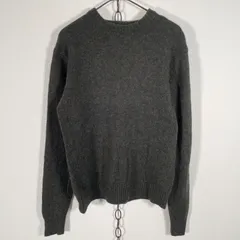 MUJI 無印 ウールニットセーター カーキ系 Sサイズ