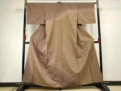 平和屋着物●創業140年　小糸染芸の四代目　小糸敏夫　本場大島紬　染大島　訪問着　立波花文　正絹　逸品　AABF5122cs