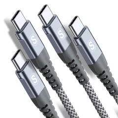 ケーブル タイプc USB-C 充電 USB-C iPhone to 17/16/15 Sweguard Pro 65W急速充電 MaxiPad PD対応 Pro/Air/mini6MacBookSamsung ケーブル【1.5m/2本セット】 Galaxy