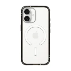CASETiFY コンパクト iPhone 17 ケース [MagSafe対応/薄型 軽量/耐衝撃] - クリア ブラック