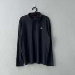 XL アディダス メンズ ゴルフ 長袖 機能性 カラ Tシャツ N0558