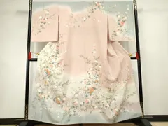 平和屋着物●十日町友禅作家　松雨　訪問着　枝花文　暈し染め　金銀彩　正絹　逸品　CABE2200yc 2026年最新】松雨 着物の人気アイテム - メルカリ