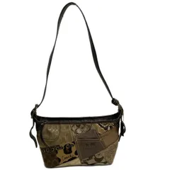 COACH(コーチ) ショルダーバッグ パッチワークシグネチャー 12898 ブラウン×ダークブラウン×マルチ レザー