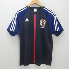 g■アディダス/adidas 日本代表ホームTシャツ X49712【L】紺/men's/50【中古】■