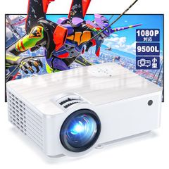 【送料無料】Groview T6 プロジェクター 家庭用 小型 ホームシアター 高輝度 1080Pサポート 台形補正 内蔵HIFIスピーカー 省エネ 天井吊り可 モバイル ホーム projector スマホ/パソコン/TVStick/PS機/ 789f8dcf