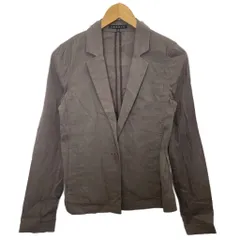 セオリー Theory リネンジャケット テーラードジャケット ブレザー 0 S こげ茶 01-2204100 ■YHS4