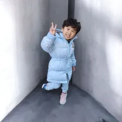 バーバリー キッズ フードダウンコート 6Y