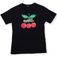 美品【90s】MILK ミルク Y2K チェリープリント Tシャツ チビT 