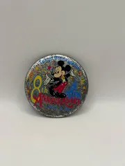 【希少】東京ディズニーランド 8周年記念 缶バッジ（1991年）ミッキーマウス