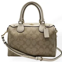 美品　COACH コーチ　シグネチャー　2WAY ハンドバッグ　ショルダーバッグ
