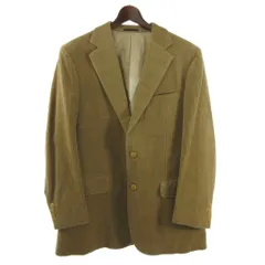 バーバリー ロンドン BURBERRY LONDON ジャケット 総裏 シングル サイドベンツ コーデュロイ ベージュ系 ■ECT