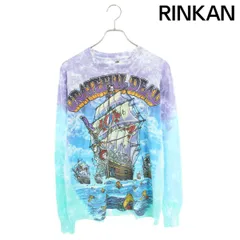ヴィンテージ  GRATEFULDEAD/グレイトフルデッド SHIP OF FOOLSタイダイ両面プリント長袖カットソー メンズ L