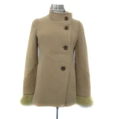 プロポーション ボディドレッシング PROPORTION BODY DRESSING スタンドカラーコート ミドル丈 無地 ウール 2 ピンクベージュ /YS2