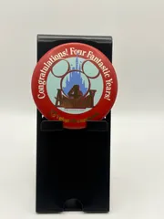 【希少/1987年】東京ディズニーランド 4周年記念 缶バッジ 当時物 レトロ