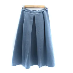 アーバンリサーチ サニーレーベル URBAN RESEARCH Sonny Label フレアスカート ロング丈 F ダスティブルー /SM4