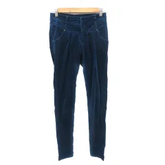 ガリャルダガランテ GALLARDAGALANTE スキニーパンツ コーデュロイパンツ ロング丈 0 紺 ネイビー /YK9