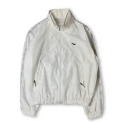 FILA フィラ 白 ナイロン ウィンドブレーカー 95