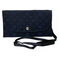 russet(ラシット) 財布 - ダークネイビー×ネイビー ショルダーウォレット