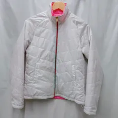PUMA プーマ リバーシブルジャケット サイズM 白 ピンク 無地 アウトドア カジュアル