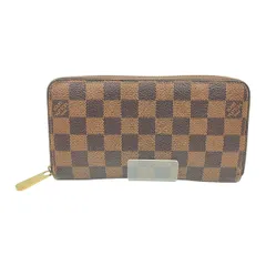 〇〇LOUIS VUITTON ルイヴィトン ダミエ ジッピーウォレット ラウンドファスナー長財布 N60015 ブラウン