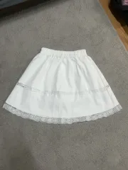 ヴィンテージ レイヤード レース スカート