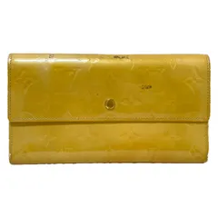 LOUIS VUITTON(ルイヴィトン) 長財布 モノグラムヴェルニ ポルトトレゾールインターナショナル M91352 ノワゼット レザー